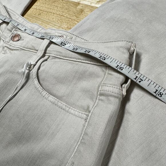 AG Adriano Goldschmied NWT The Etta High Waist Crop Raw Hem Jeans Size 32R - Picture 10 of 11